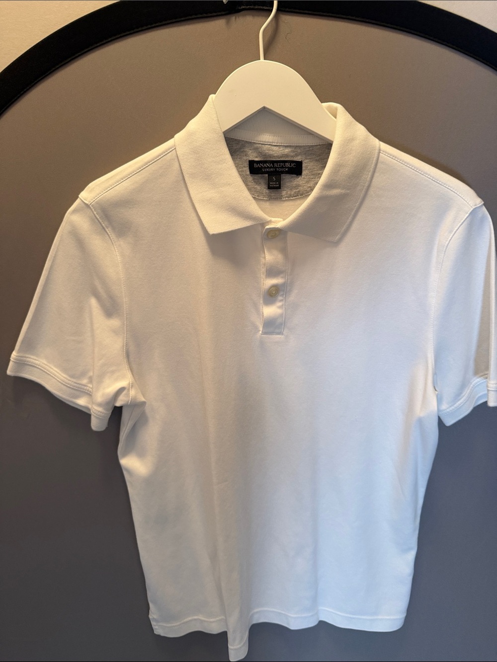 Banana Republic Men’s White Polo